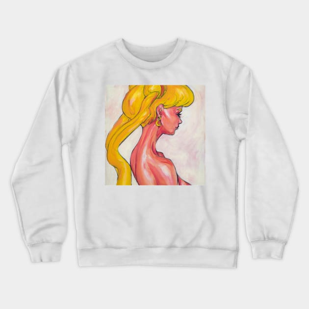 Sailor Moon Alla Prima Crewneck Sweatshirt by SuarezArt